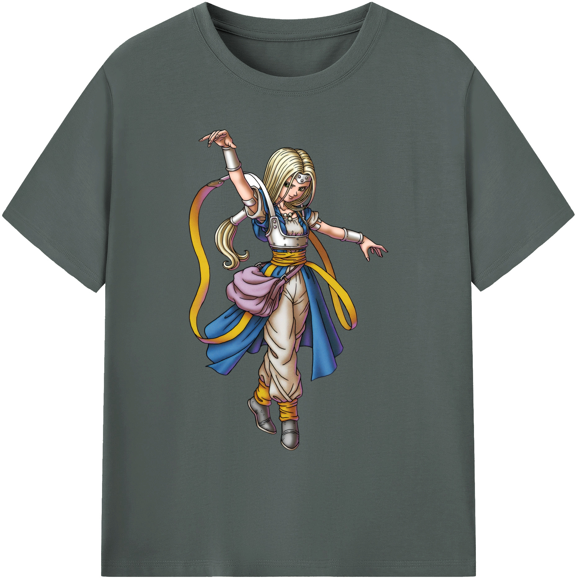 （画像用） ドラゴンクエスト Doragon Kuesuto Dragon Quest 綿100％ メンズ半袖Tシャツ｜肌触りやわらか＆通気性